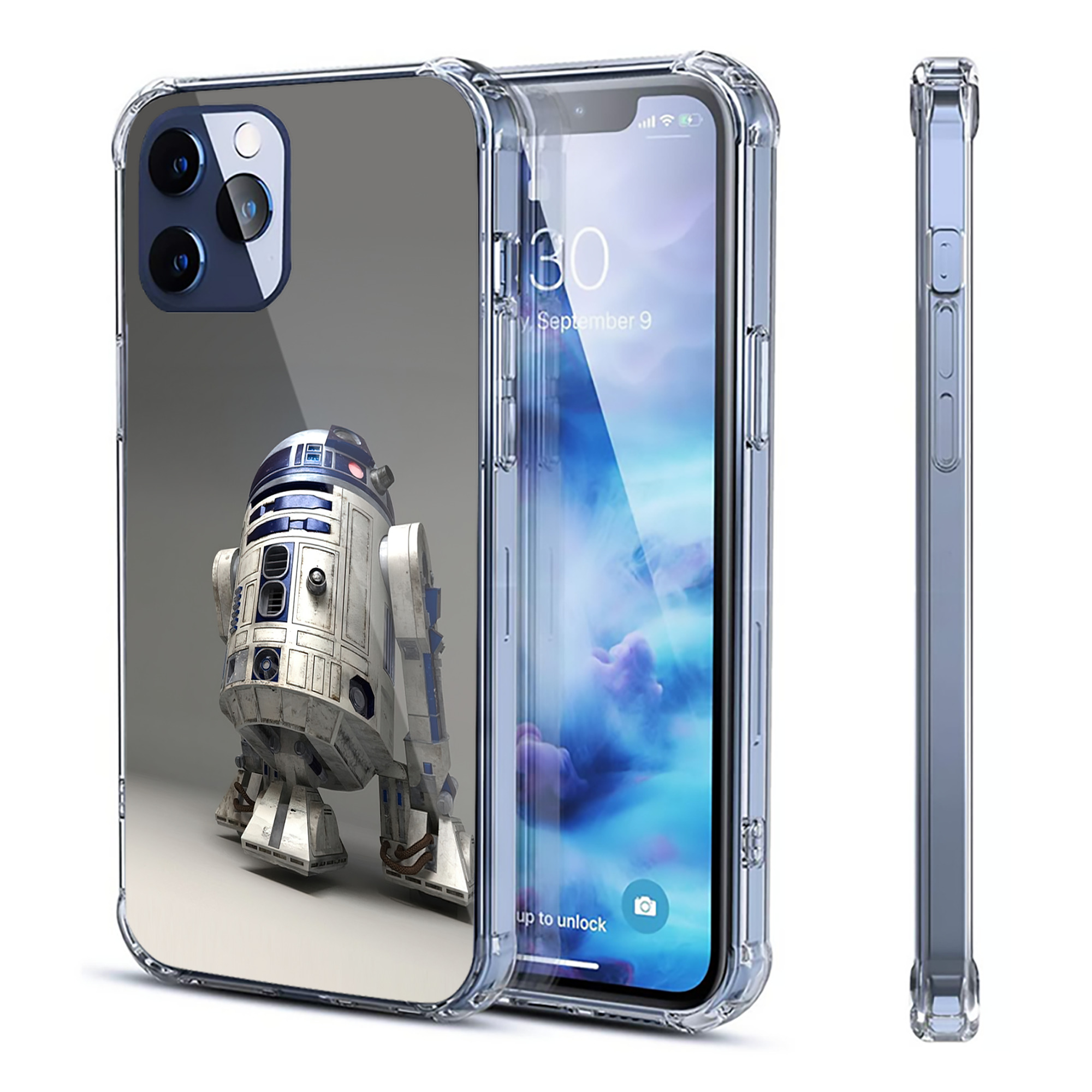 （画像用） スター・ウォーズ Star Wars 【iPhone 12シリーズ対応】透明スマホケース（クリアソフトケース）